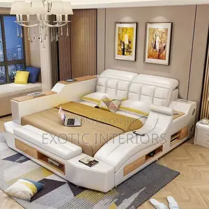 Soft Leather Smart Bed Frame Wi5 Storage Call