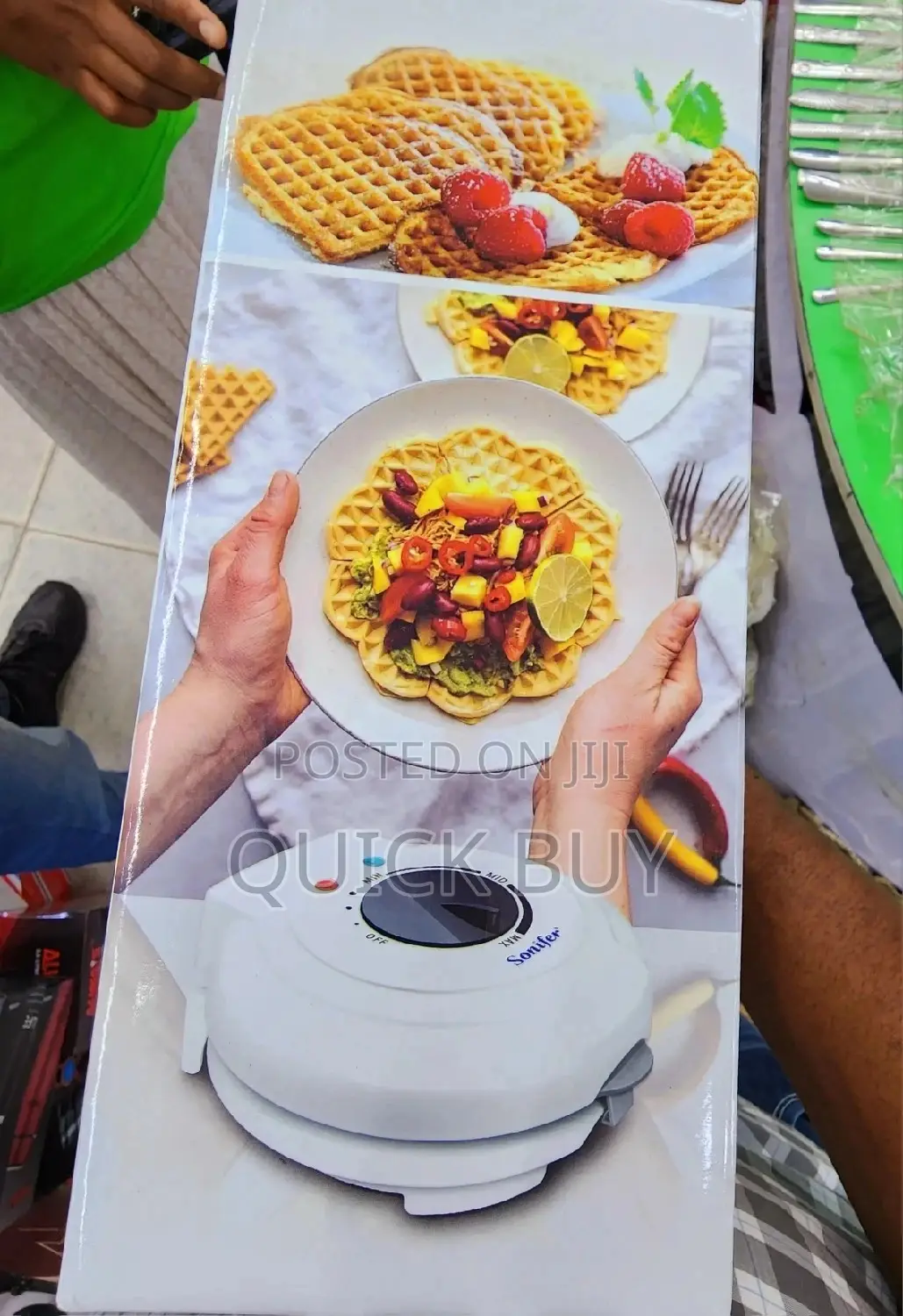 New Sonifer Ice Cream Corn Maker Waffle Maker