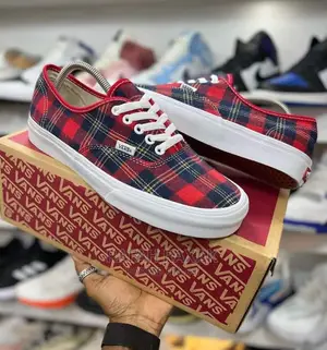 Original Checked Vans Off the Wall Sneakers
