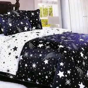 Bedcover Star Black 