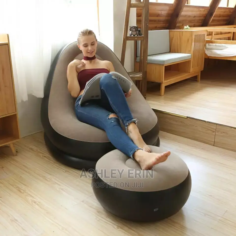 Inflatable Sofa Deluxe Lounge With Astool