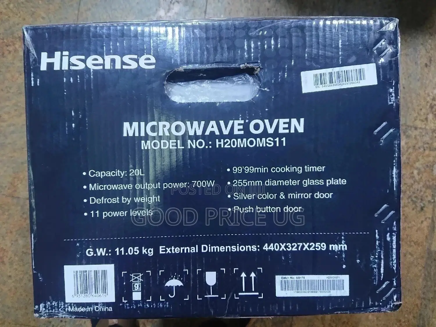 20 L Hisense Digital Microwave Oven