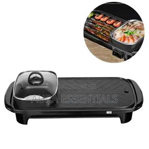 2in1 Multifunction Electric BBQ Grill With Hotpot