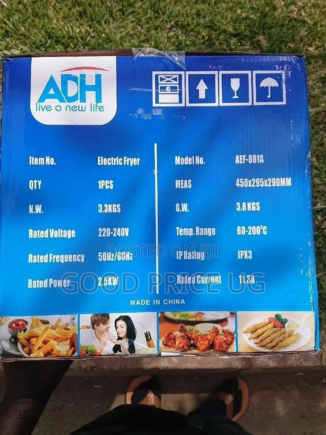 ADH 6 Litres Single Deep Fryer.