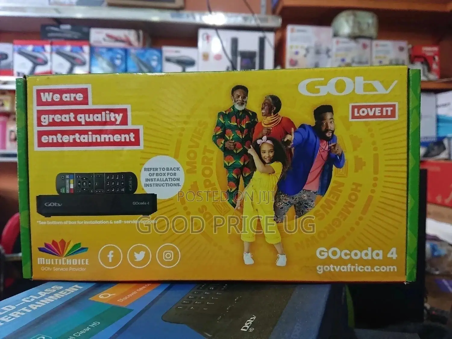 Go TV Decoders With Antenna(Full Pacakage)