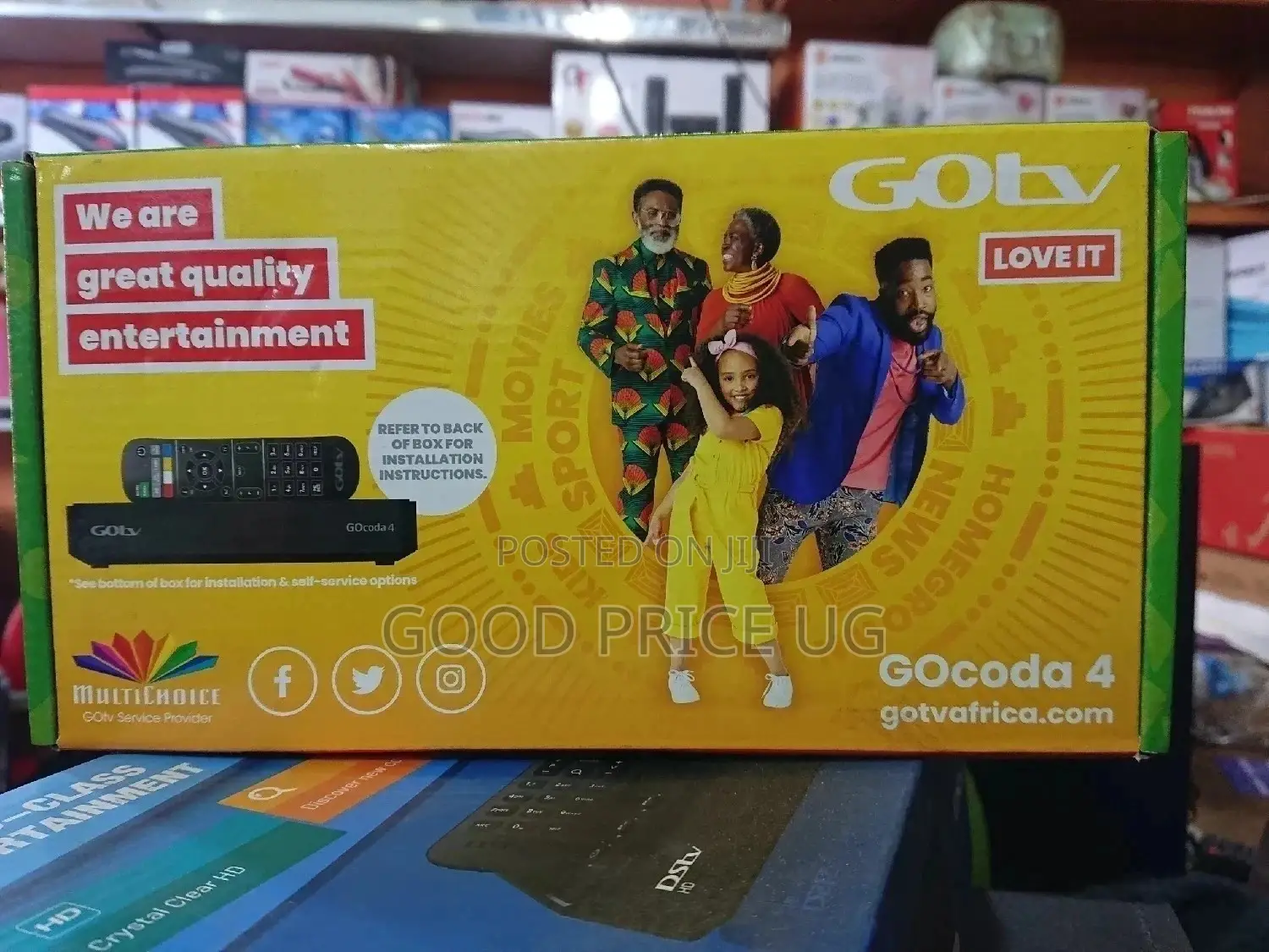 Go TV Decoders With Antenna(Full Pacakage)