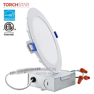 TORCHSTAR 12W 6" Dimmable LED Recessed Light,Low Profile Sli