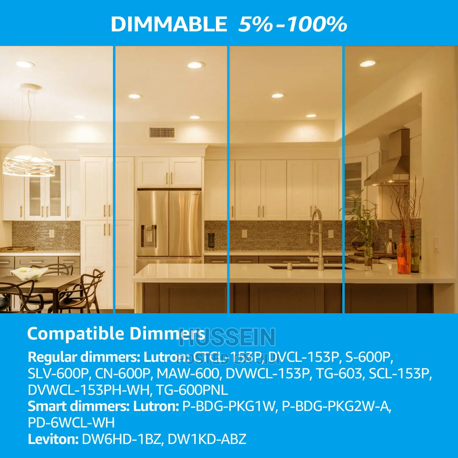 TORCHSTAR 12W 6" Dimmable LED Recessed Light,Low Profile Sli