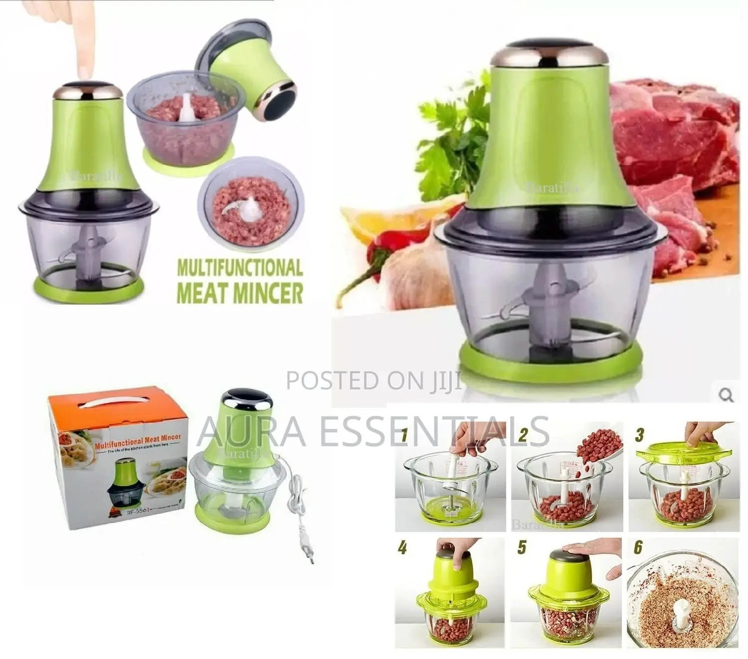 Electric Multifunction Meat , Veggies and Fruit Grinder