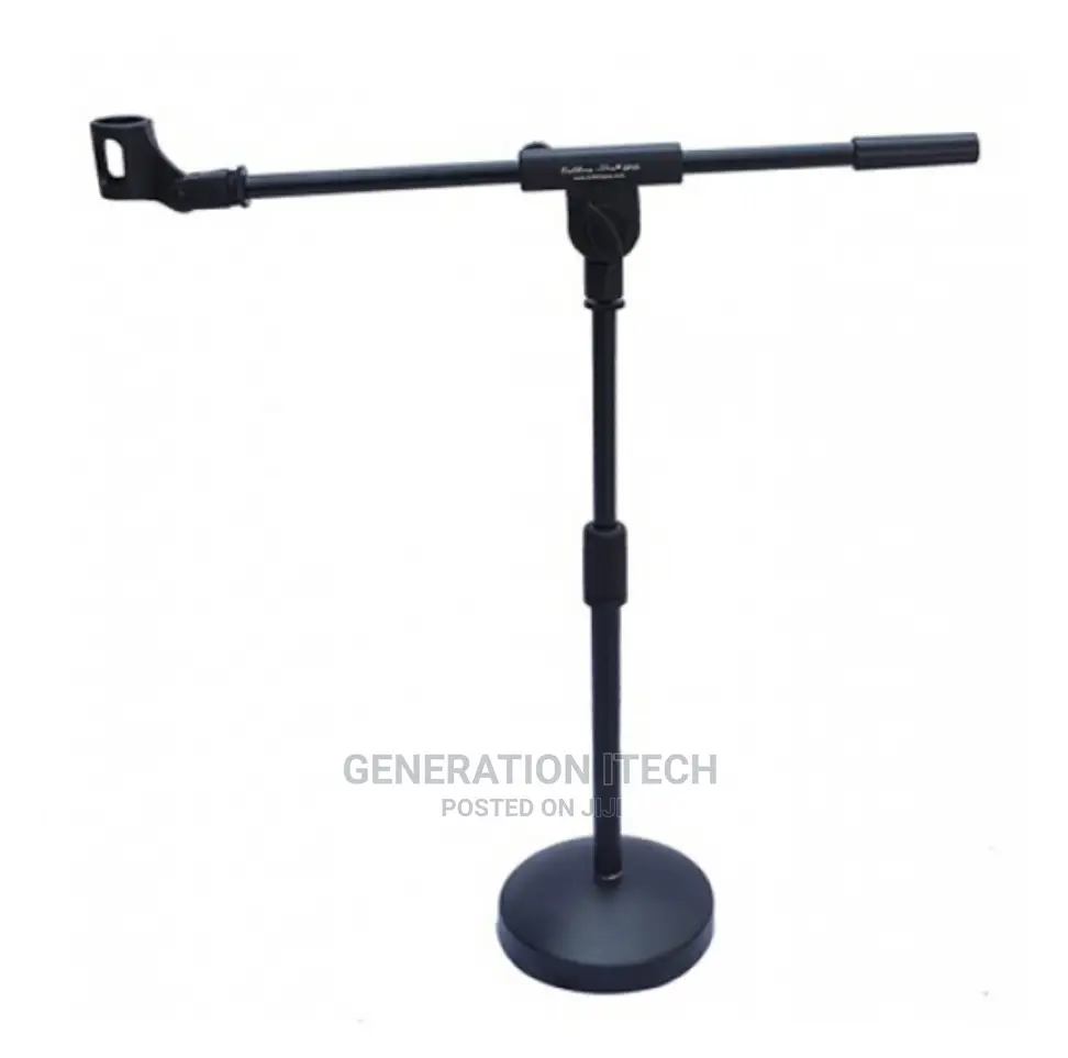 Microphone Table Stand With Round Base