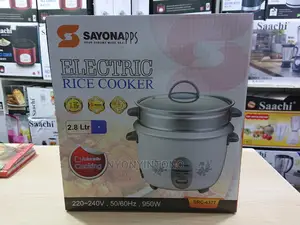 Sayona 2.8L Rice Cooker With Steamer and 1yr Warranty