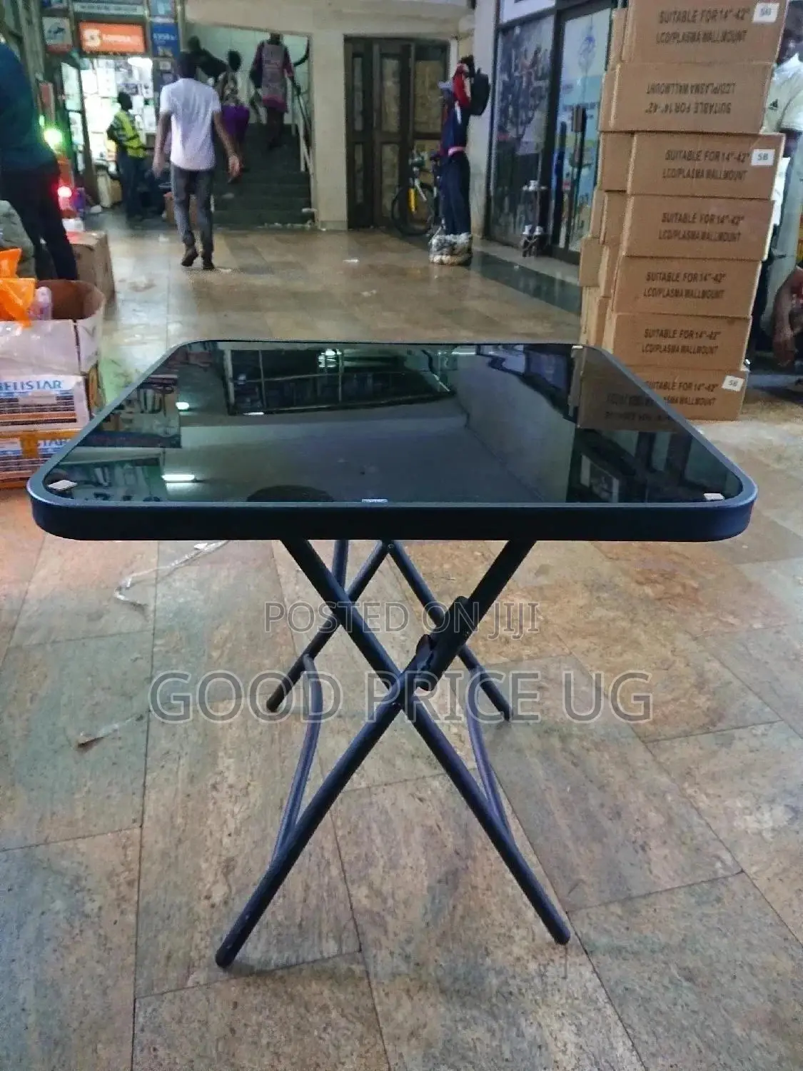 Glass Foldable Dining Table