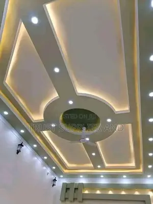 Gypsum Ceiling Sitting Room Done Kisu