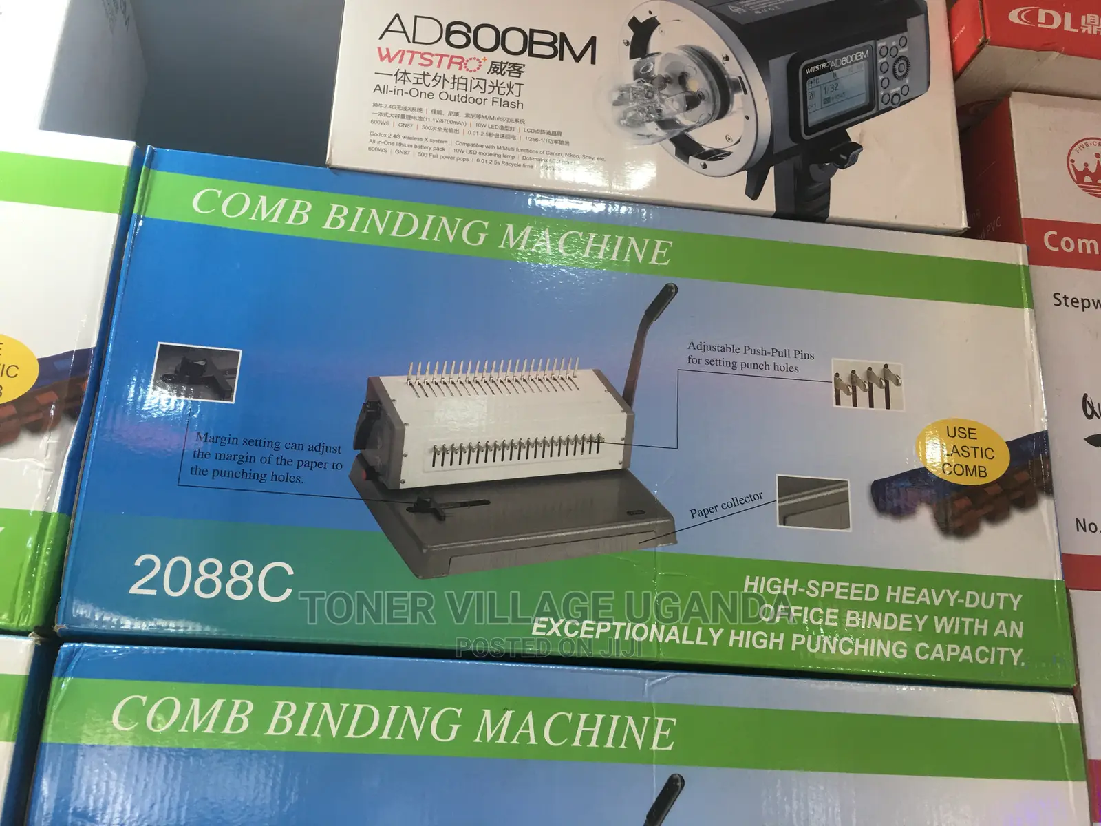 Binding Machine A4, 450 Sheets, 51mm Ring.