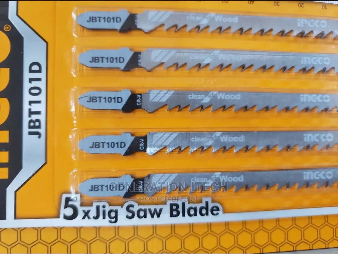 Ingco Jig Saw Blade Set 5 Pieces