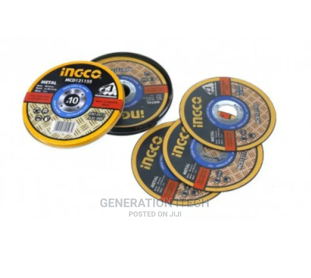 Ingco Abrasive Metal Cutting Disc Set - 115mm - 10pcs