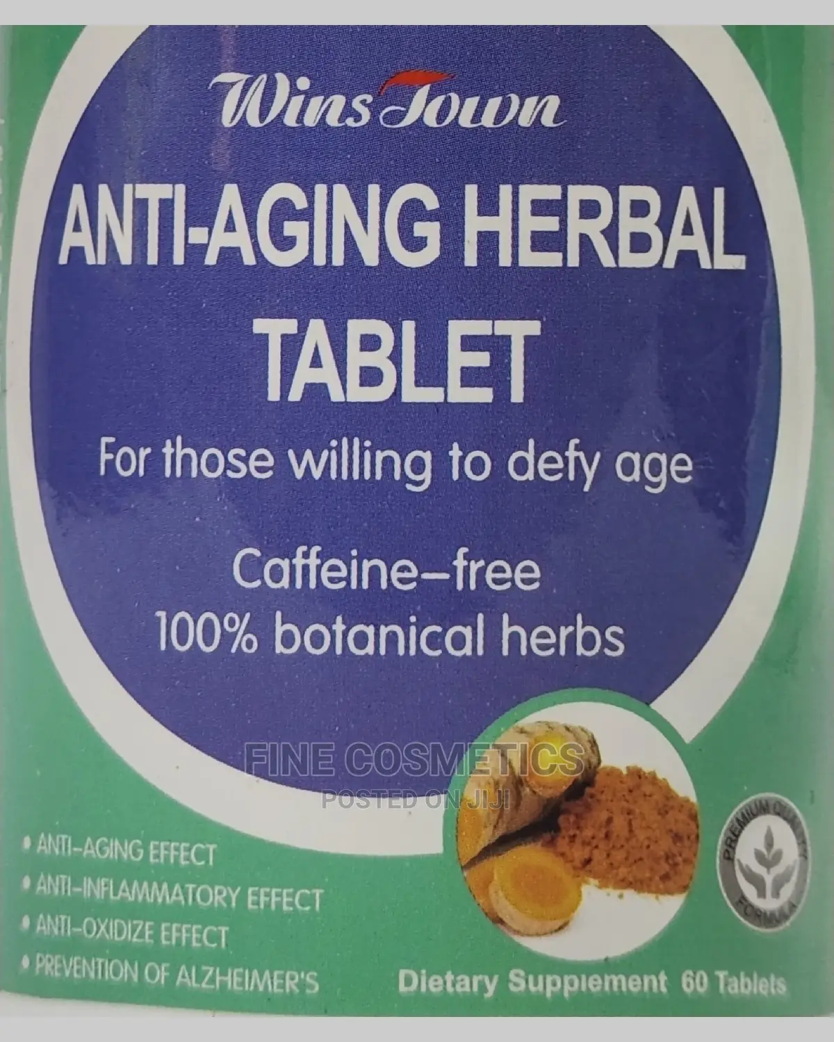 Wins Town Anti-Aging Dietary Supplement 60 Tablets.