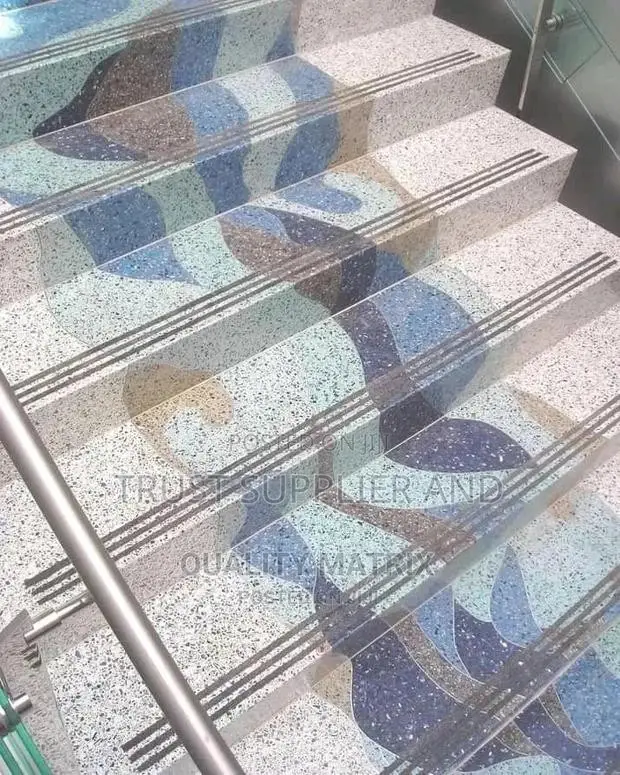 Terrazzo Floors and Gypsum Ceiling