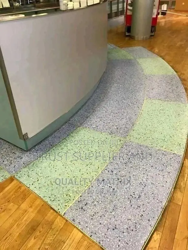 Terrazzo Floors and Gypsum Ceiling