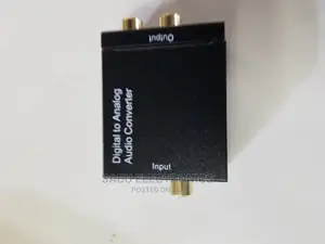 Audio Converter Digital to Analogue With Optical Cable