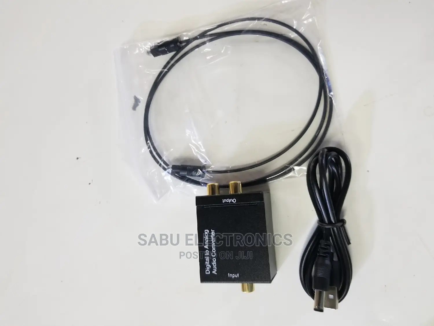 Audio Converter Digital to Analogue With Optical Cable