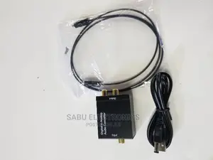 Audio Converter Digital to Analogue With Optical Cable