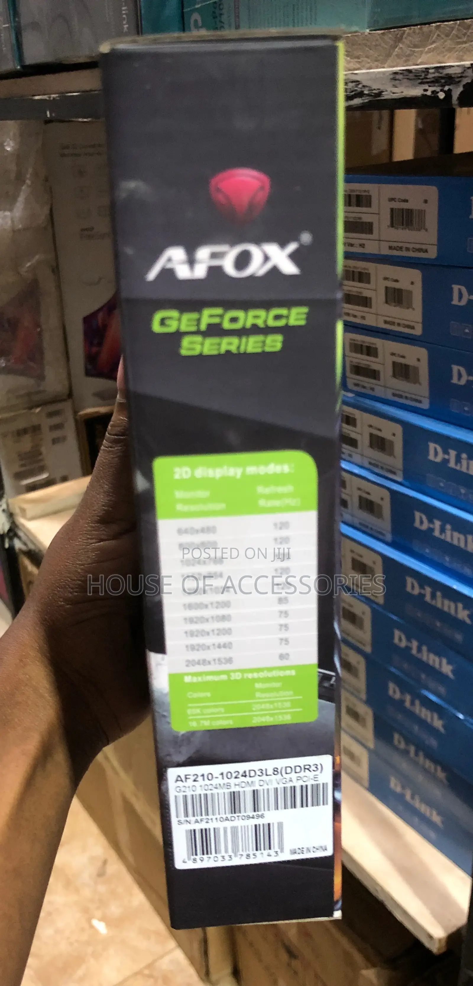 Afox 1GB Graphics Card