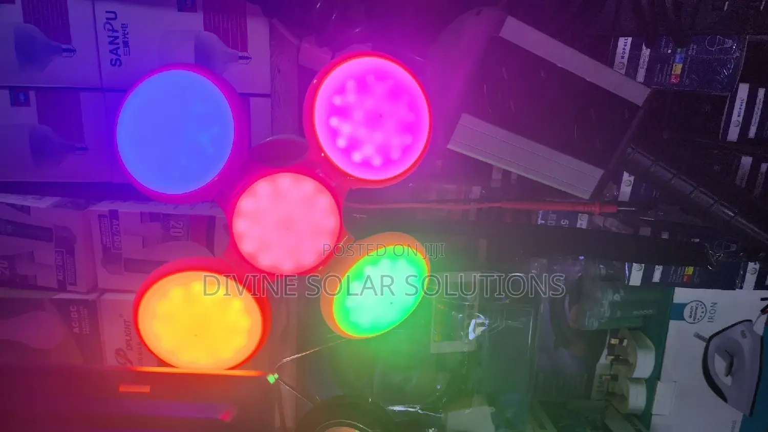 Multicolor LED Ball Bulb