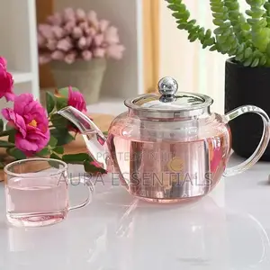 Clear Glass Teapot With Infuser