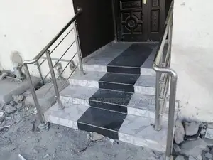 Stainless Steel and Hand Rails.