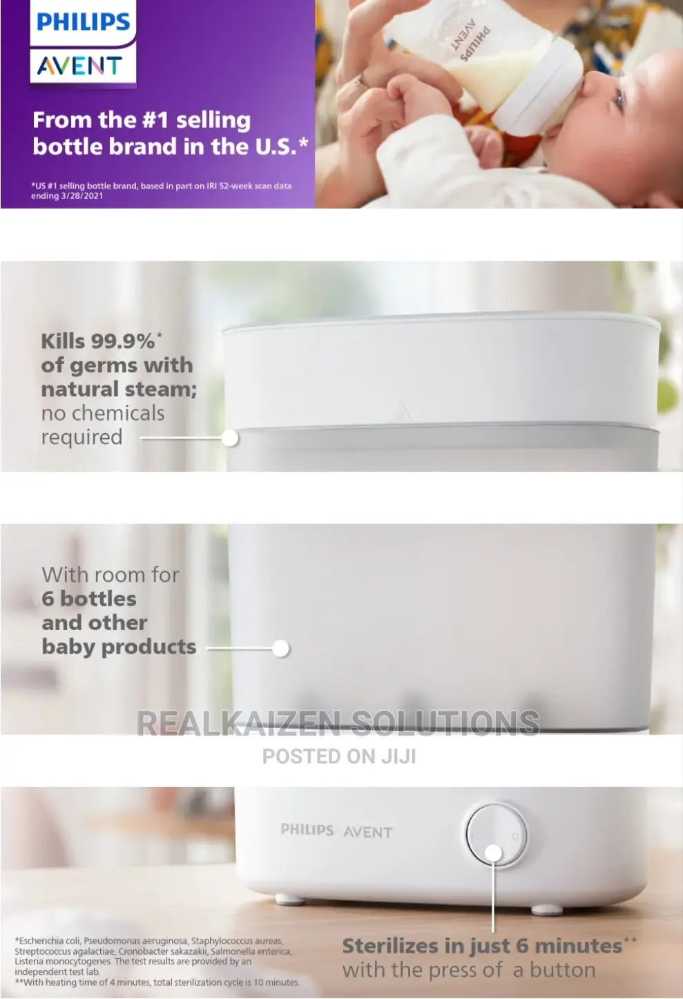 PHILIPS AVENT Advanced Electric Steam Sterilizer
