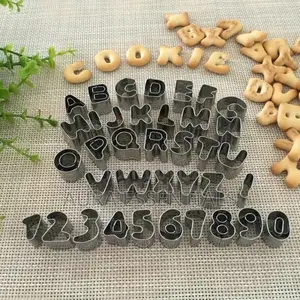 26pcs Alphabet Cookie Press/Cutter/ Molds