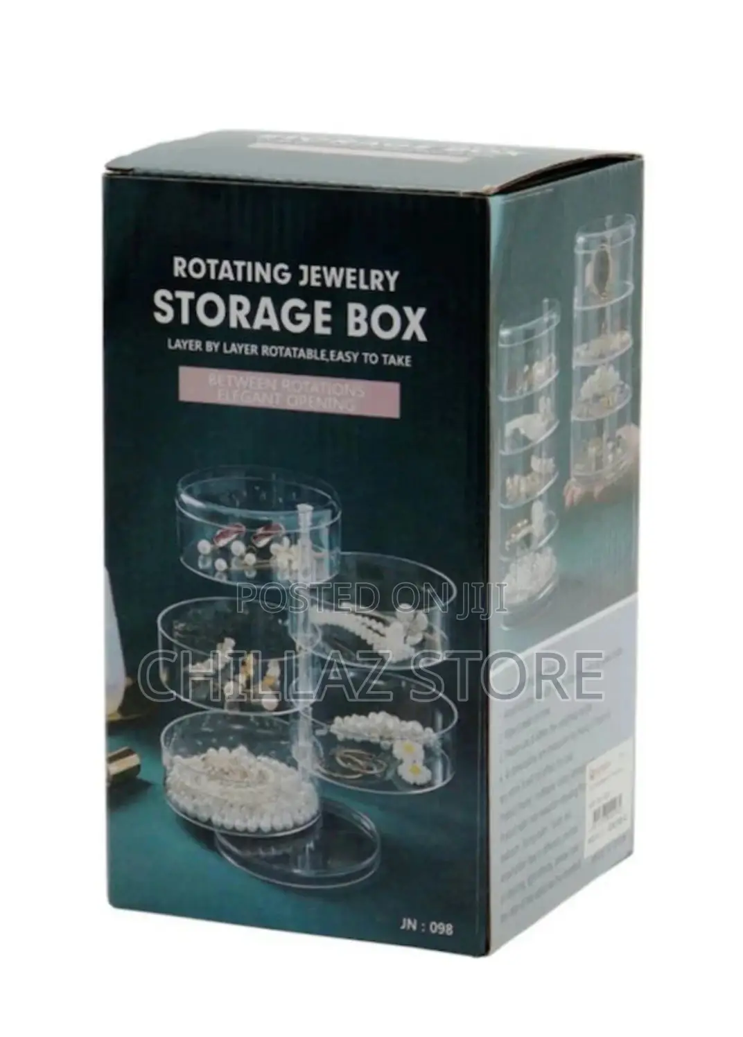 Rotating Jewelry Storage Box