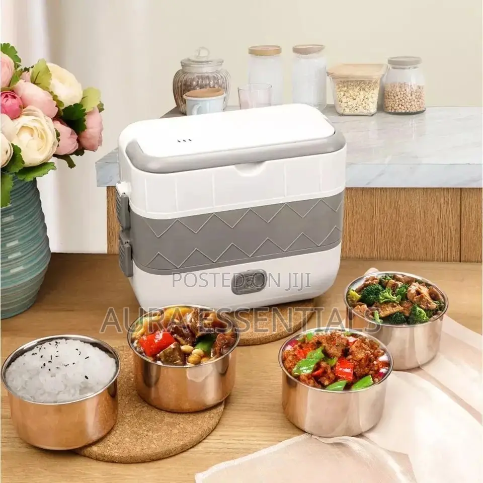 Electric Cooking Four Liner Lunch Box, 2litr, 200watts