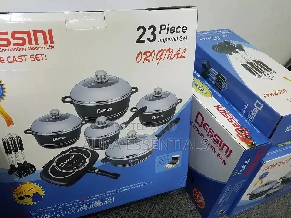 Dessini 23 Pieces Non-Stick Die Cast Cooking Pot Set