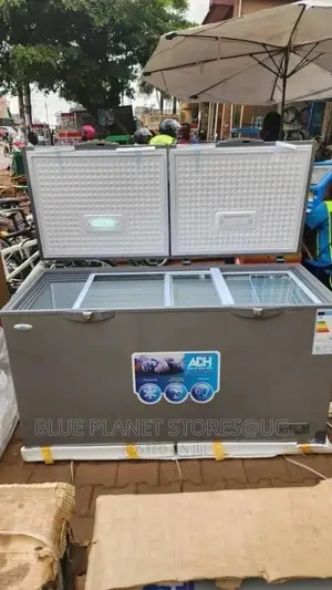ADH 600litres Double Door Deep Freezers || GRAY COLOR