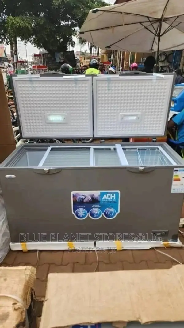 ADH 600litres Double Door Deep Freezers || GRAY COLOR