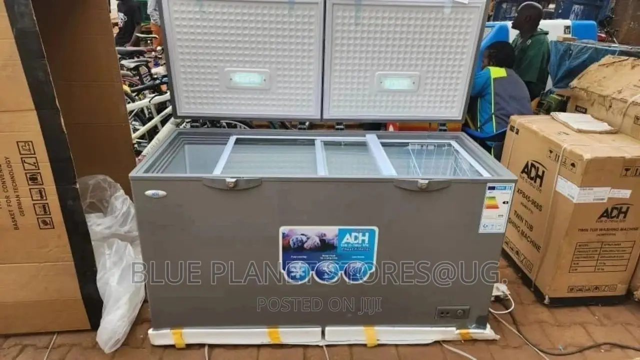 ADH 600litres Double Door Deep Freezers || GRAY COLOR