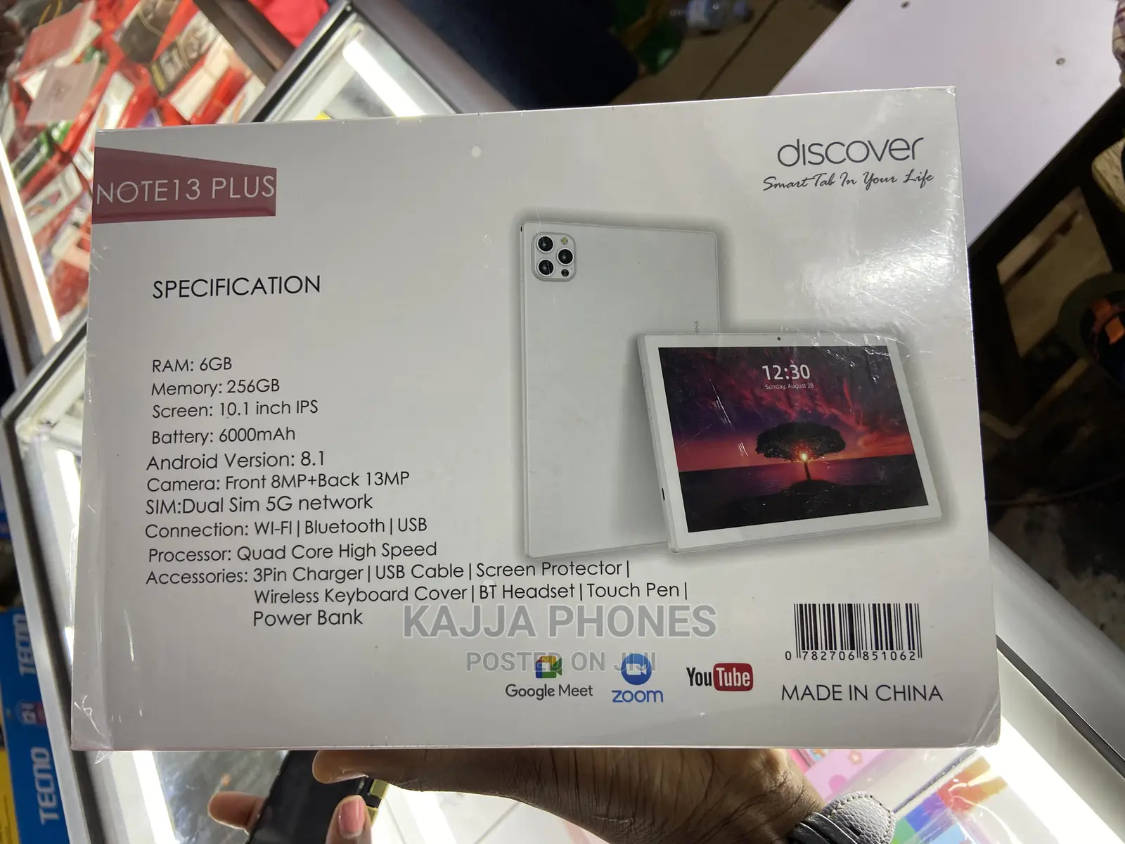 New Discover Note 13 Plus 256 GB Black