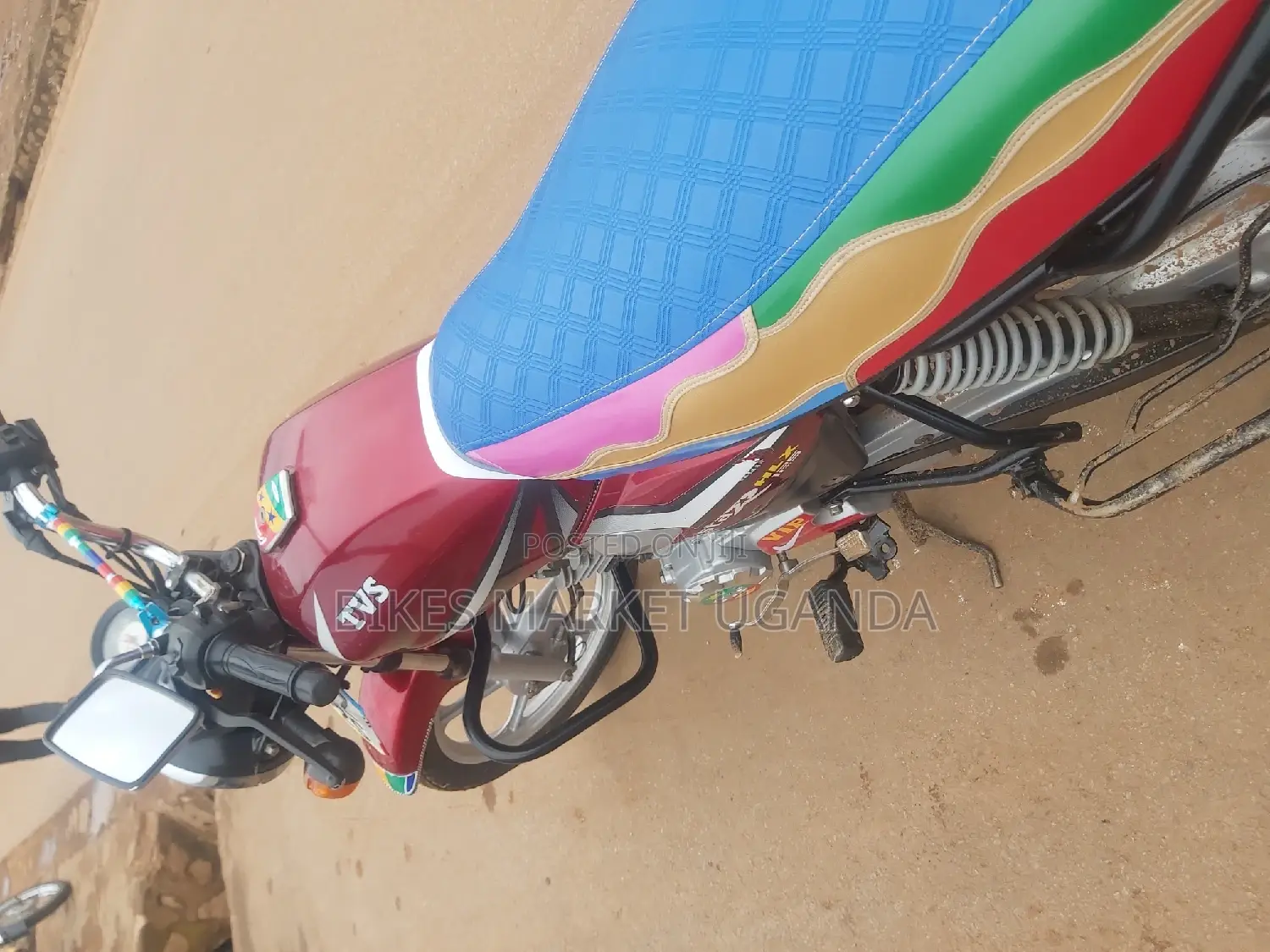 TVS HLX Plus ES 2019 Red
