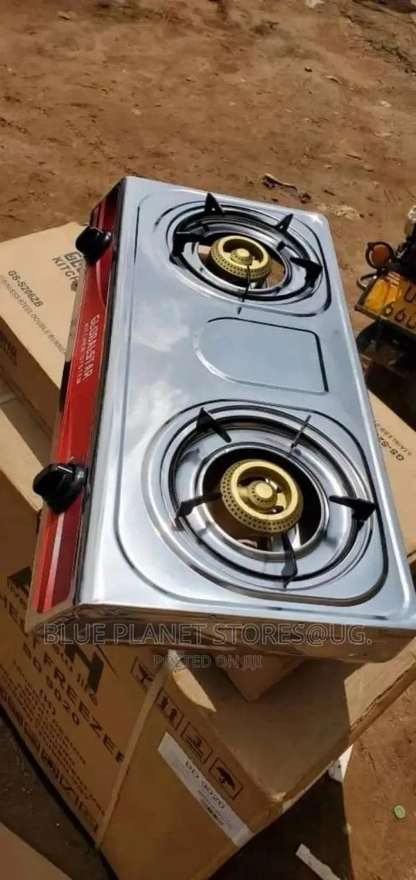 Globalstar Double Gas Stoves || GS-S206ZB || S/S Panel