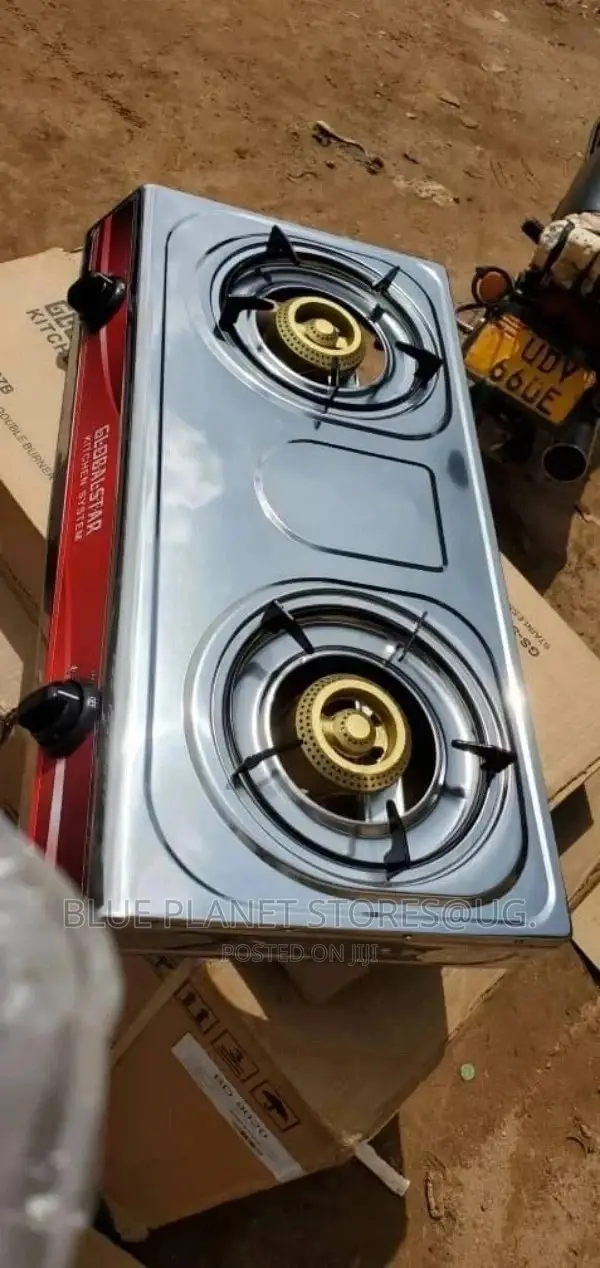 Globalstar Double Gas Stoves || GS-S206ZB || S/S Panel