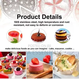 12pcs Round Biscuit Cutter Doughnut Cutter Set Ring Molds