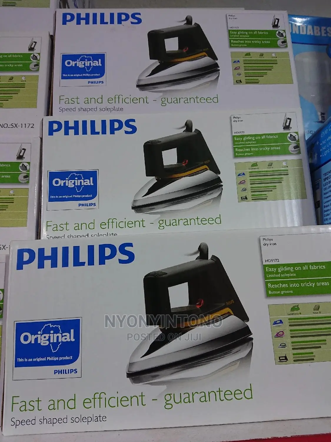 Philips Dry Flat Iron With 2years Warranty, Adjustable Heat