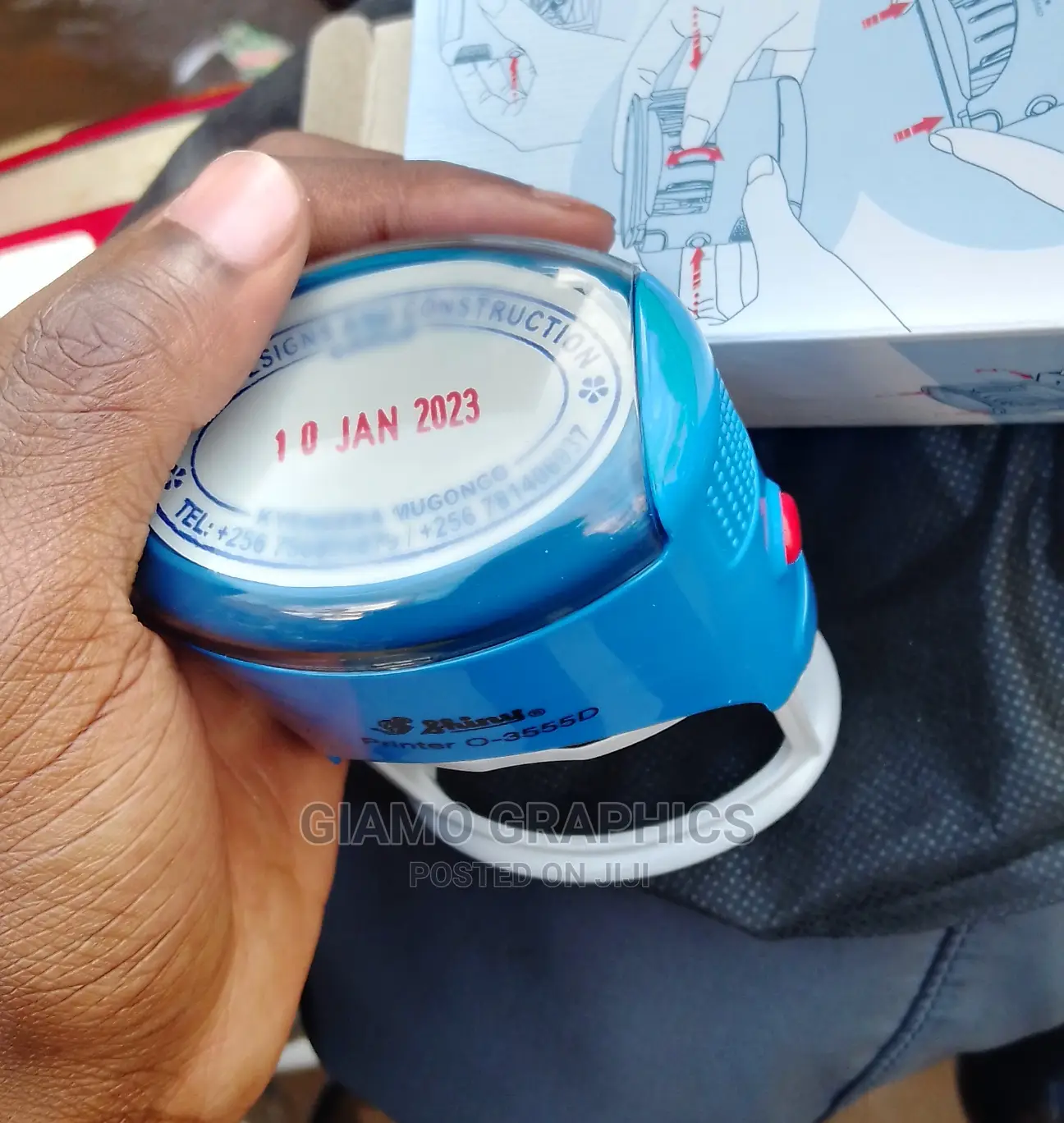 Oval Stamp Self Inking