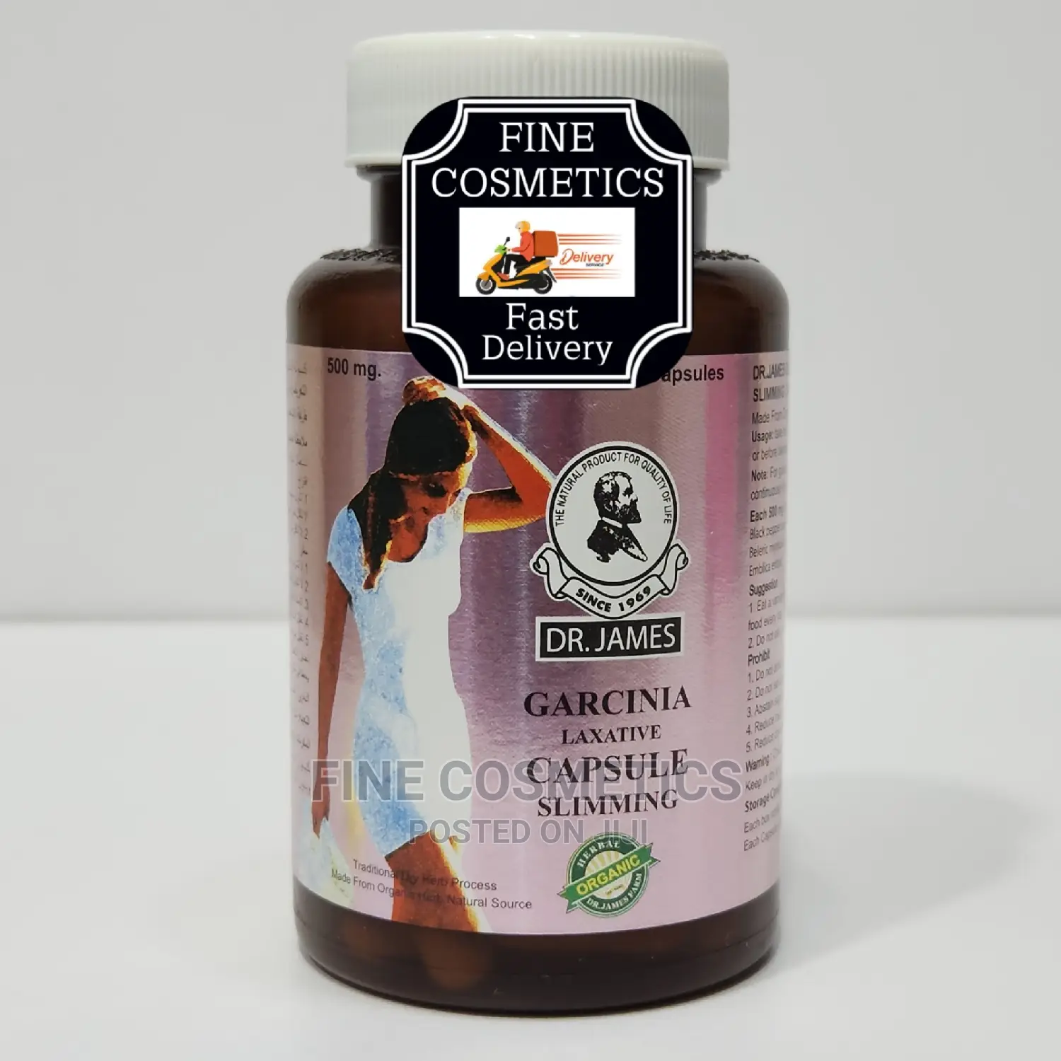 Dr James Garcinia Natural Herbal Laxatives Slimming Capsules