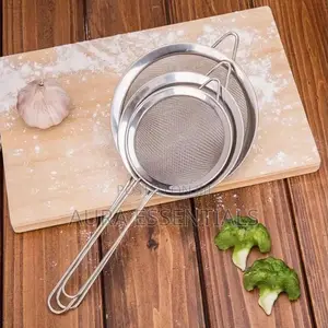 3pcs Stainless Steel Strainer Set