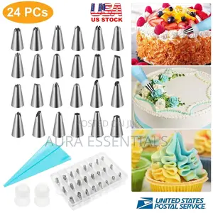 24pcs Cake Decorating Nozzles