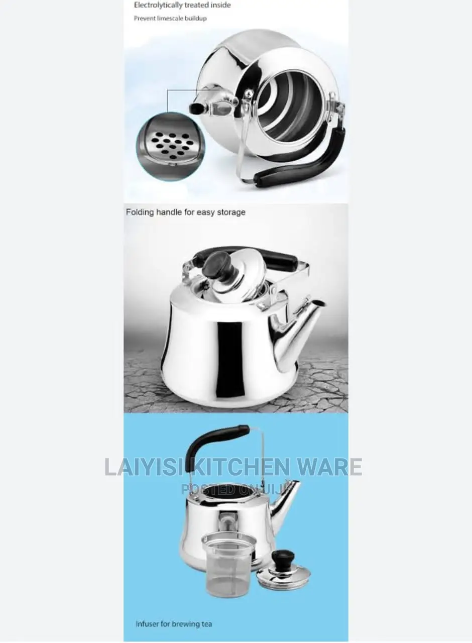 5litres Non Electric Steel Heavy Whistle Kettle