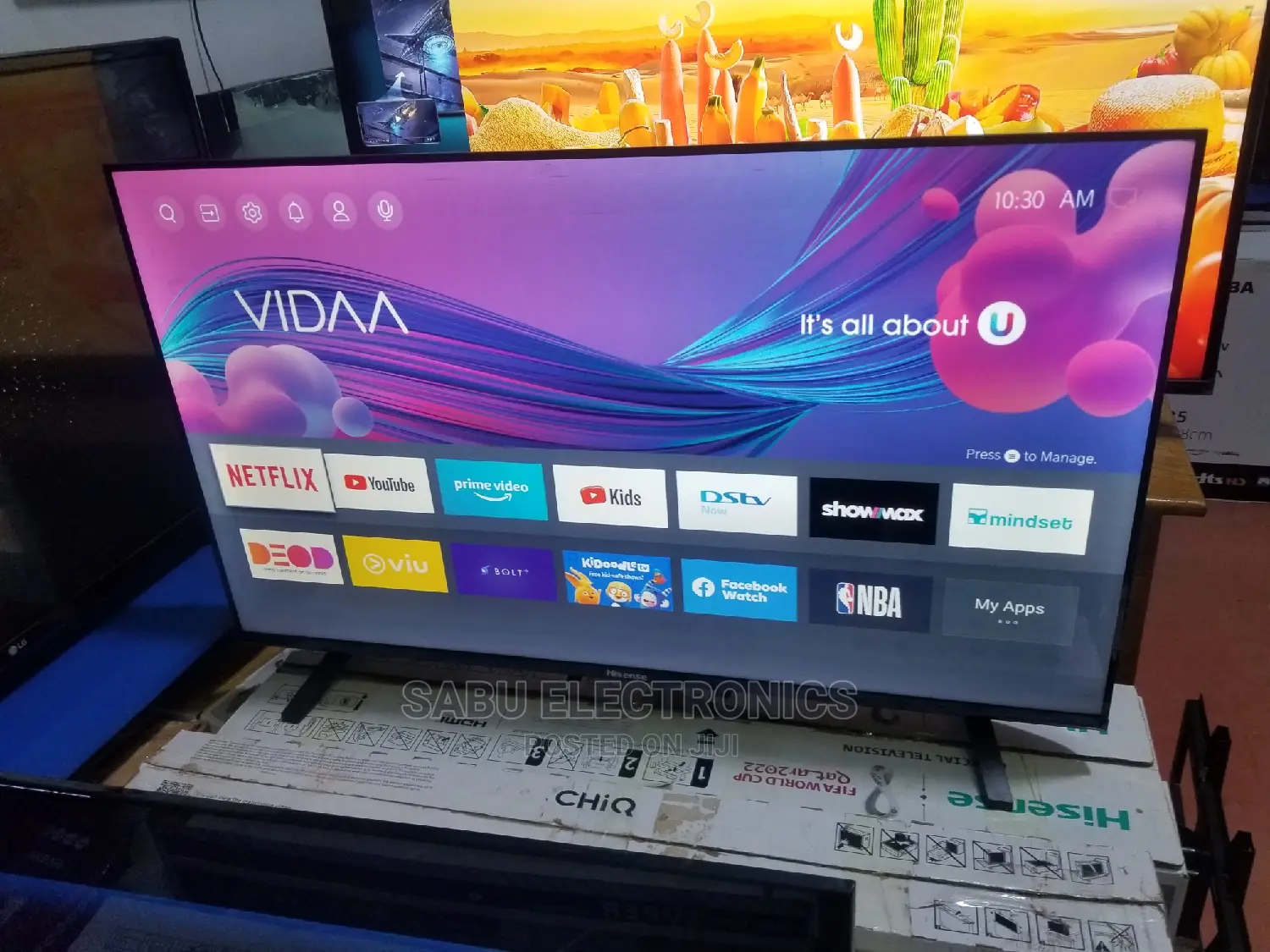 43 Inch Hisense Smart TV Vidaa -Frameless